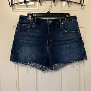 Good American Cut-Off High Waist Shorts Size 12/31